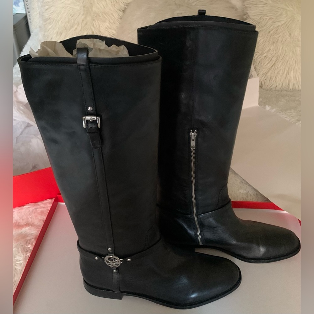 Coach Mulan Calf Leather Knee-high Boot